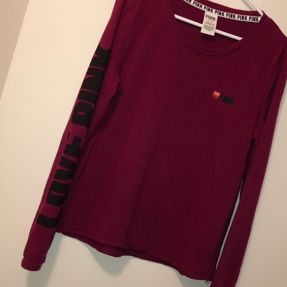 Vs pink crew neck sweatshirt!